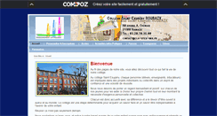Desktop Screenshot of college-saint-exupery-roubaix.fr