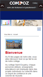 Mobile Screenshot of college-saint-exupery-roubaix.fr